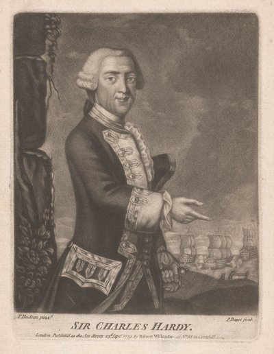 Sir Charles Hardy by Philip Dawe