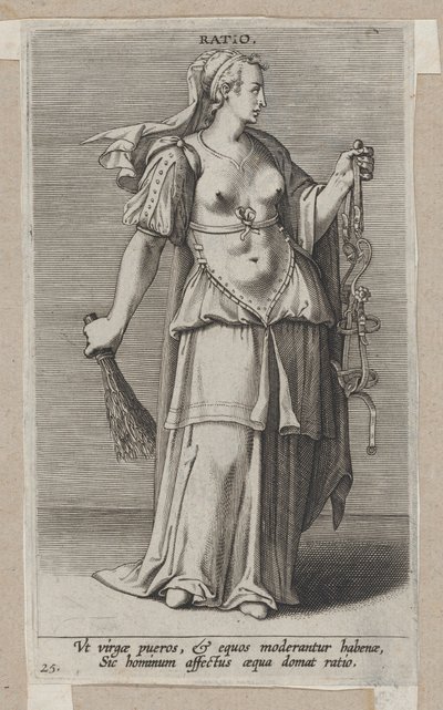 Ratio, from Prosopographia by Philip Galle