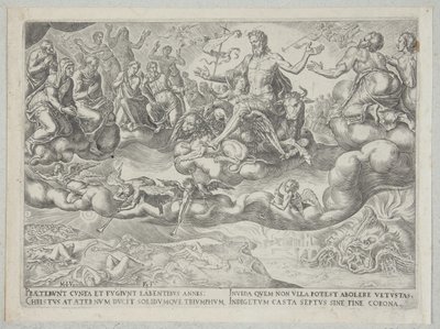 The Triumph of Christ or Eternity by Philips Galle