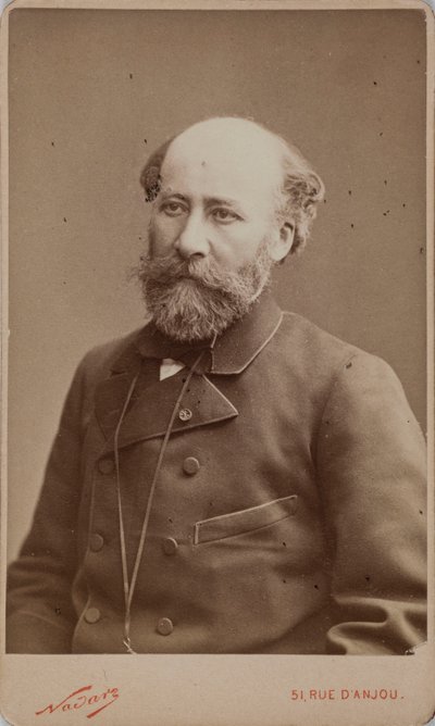 Portrait of Octave Feuillet, 1821-1890 by Photo studio Nadar.