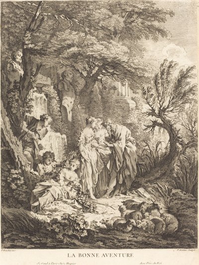 The Good Adventure by Pierre Alexandre Aveline after François Boucher