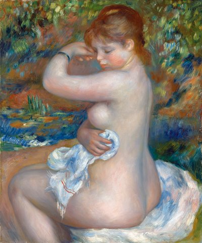 Bather by Pierre Auguste Renoir