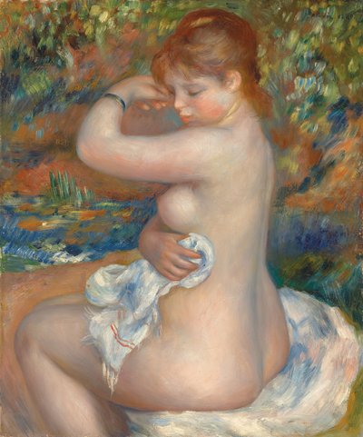 Bather by Pierre Auguste Renoir