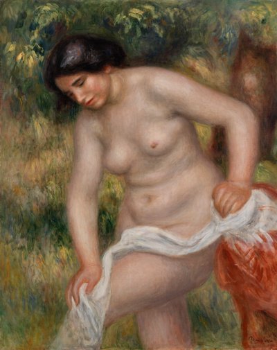 Bather Drying Herself by Pierre Auguste Renoir