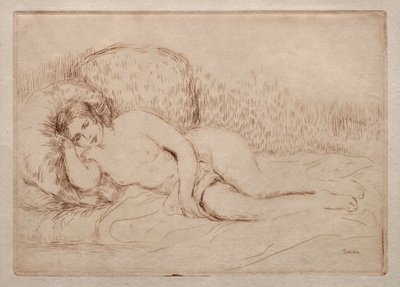 Nude Woman Reclining by Pierre Auguste Renoir