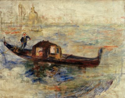 Gondola in Venice by Pierre Auguste Renoir