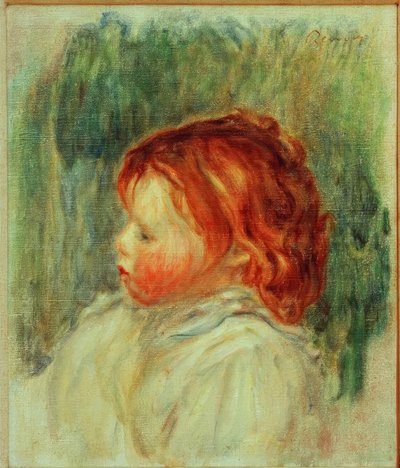 Child Portrait by Pierre Auguste Renoir