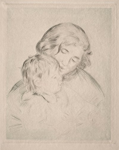 Mother and Child by Pierre Auguste Renoir