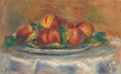 Peaches on a Plate, 1902-1905 by Pierre Auguste Renoir