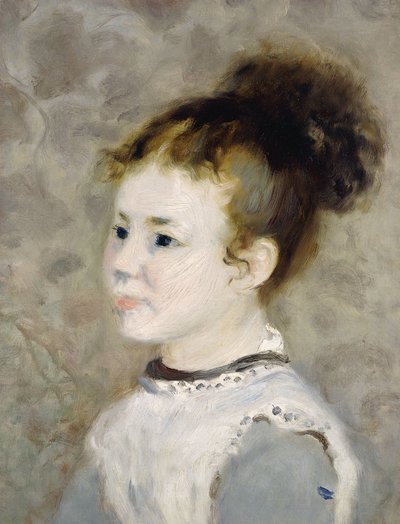 Portrait of Jeanne Sisley by Pierre Auguste Renoir
