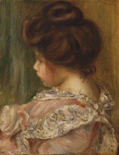 Portrait of a Young Girl by Pierre Auguste Renoir