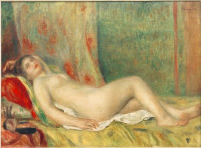 Resting Nude by Pierre Auguste Renoir