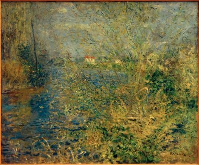 Seine Landscape near Argenteuil by Pierre Auguste Renoir