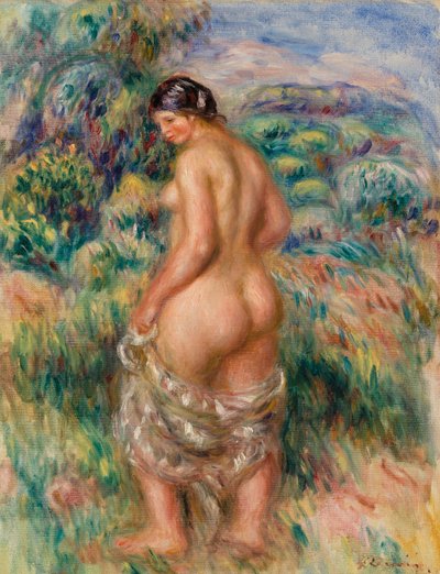 Standing Bather by Pierre Auguste Renoir