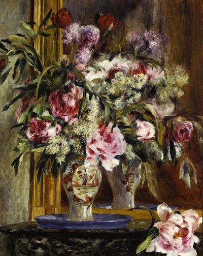 Vase of Flowers, 1871 by Pierre Auguste Renoir
