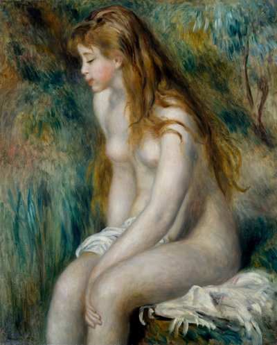 Young Girl Bathing by Pierre Auguste Renoir