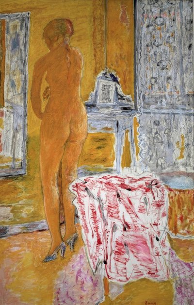 The Great Yellow Nude by Pierre Bonnard