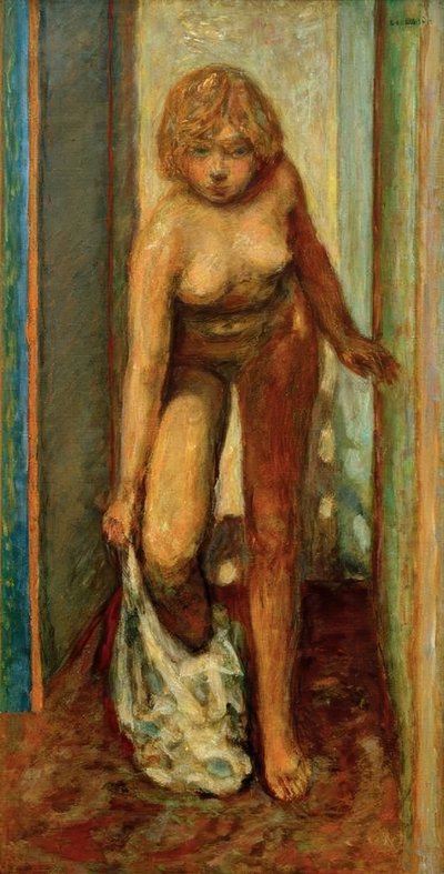 Woman Undressing by Pierre Bonnard