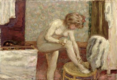 In the Washroom by Pierre Bonnard