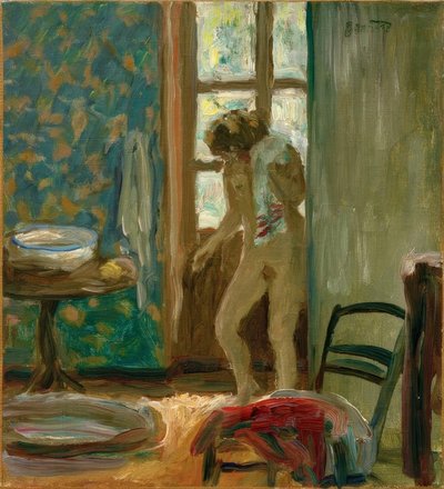 The Toilet. Nude with Towel by Pierre Bonnard