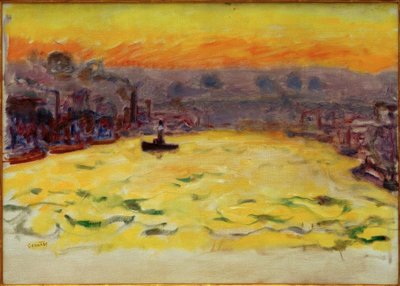 The Port, Sunset by Pierre Bonnard