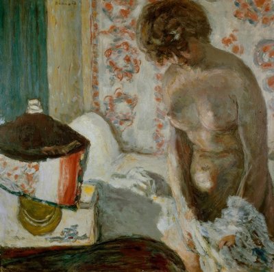 Nude by the Lamp by Pierre Bonnard