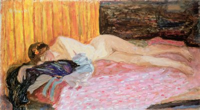 The Pink Sofa by Pierre Bonnard