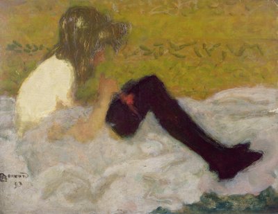 Woman with Black Stockings, 1893 by Pierre Bonnard