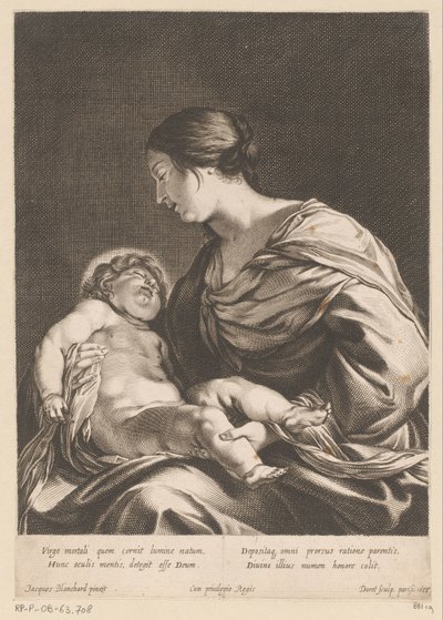 Mary with Child by Pierre Daret