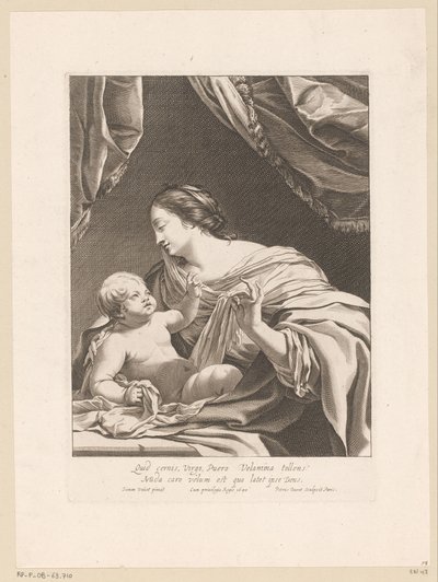 Mary with Child by Pierre Daret