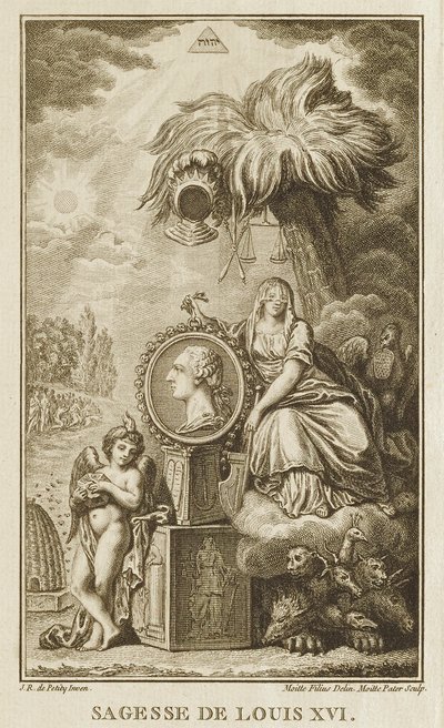 Wisdom of Louis XVI by Pierre Etienne Moitte