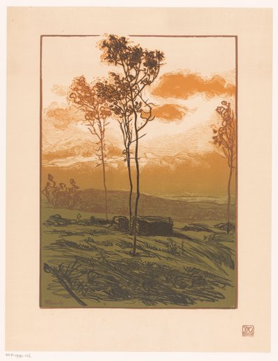 Landscape by Pierre Eugène Vibert