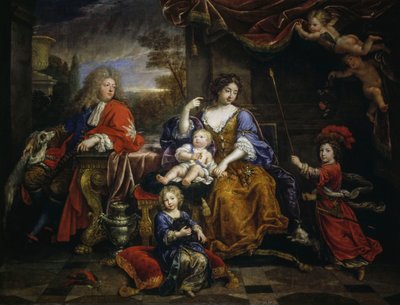 Grand Dauphin of France and His Family by Pierre Mignard