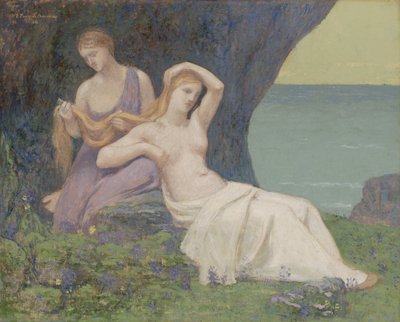 In the Heather, 1896 by Pierre Puvis de Chavannes