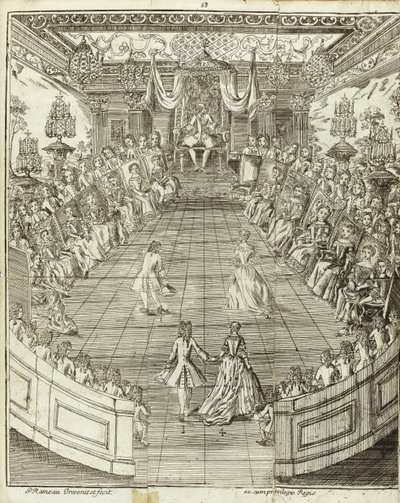 Illustration from Le Maître à danser, 1734 by Pierre Rameau