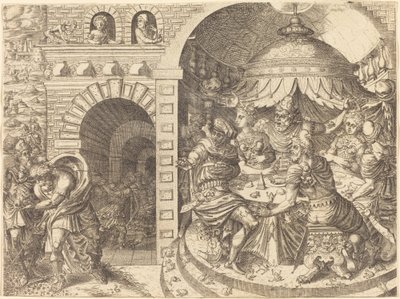Pharaoh and the Plague of Frogs by Pierre Woeiriot