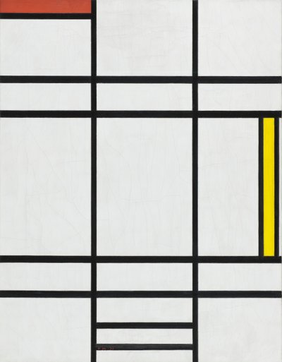 Composition in White, Red, and Yellow, 1936 by Piet Mondrian