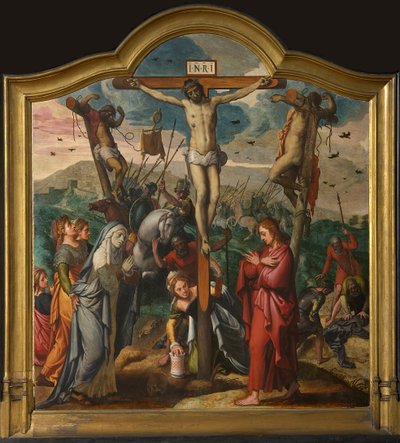 Jan van der Biest Triptych (central panel) by Pieter Aertsen