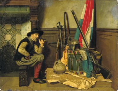 The Smoking Soldier by Pieter Alardus Haaxman