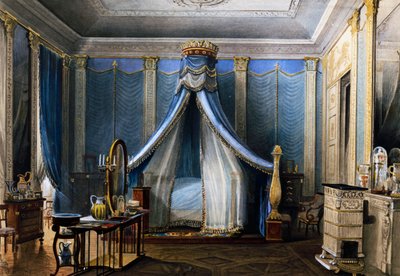 Bedroom in Mannheim Castle by Pieter Francis Peters