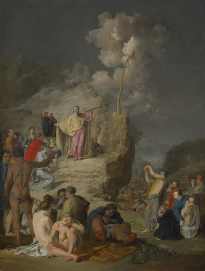 Moses and the Brazen Serpent by Pieter Fransz. de Grebber