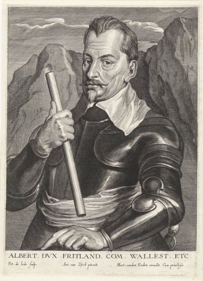 Albrecht von Wallenstein 1583-1634, c.1630 by Pieter I Jode de