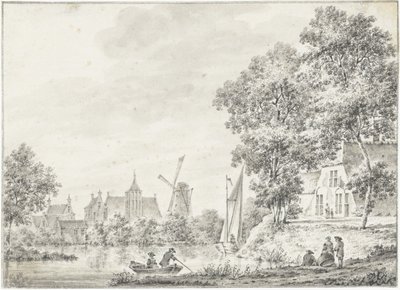 View in Haastrecht by Pieter Jan van Liender