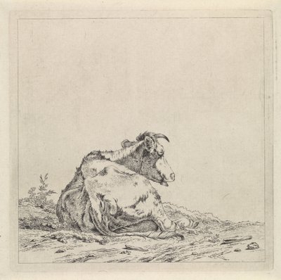 Landscape with Lying Cow by Pieter Janson