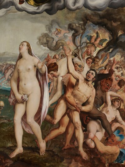 Last Judgement (detail) by Pieter Jansz. Pourbus