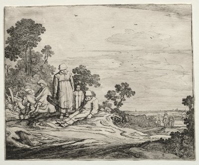 Landscape with Peasants by Pieter Molyn