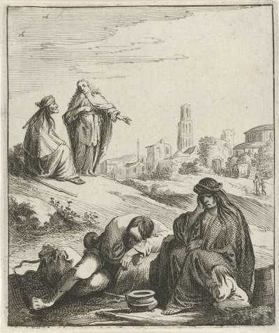 Majombe and Konstance and Resting Figures by Pieter Nolpe