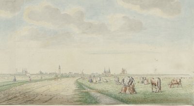 View of Kampen from the Land Side by Pieter Remmers