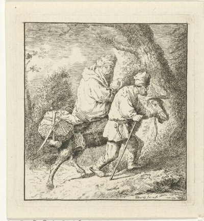 Flight into Egypt by Pieter Roosing