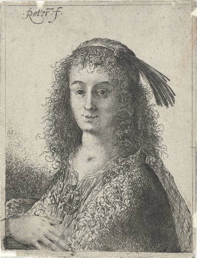 Bust of a Young Woman by Pieter Rottermondt